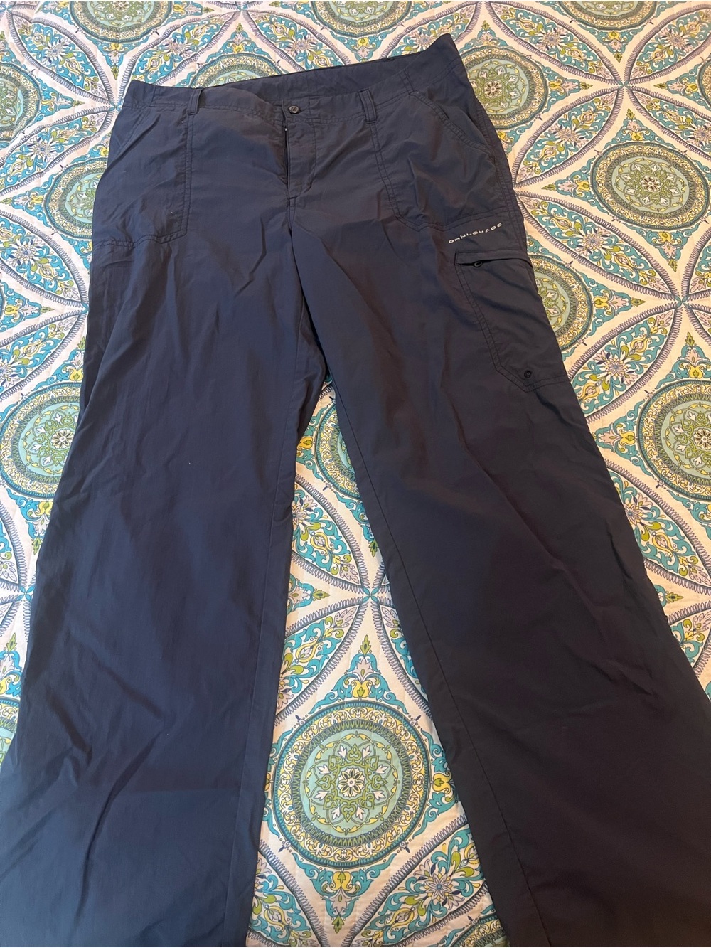 Women’s Blue Lightweight Outdoor Cargo Pants